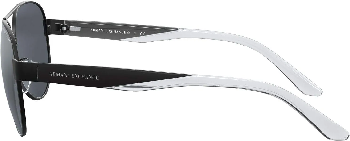 Armani Exchange Men's Ax2034s Aviator Sunglasses