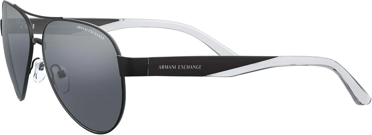 Armani Exchange Men's Ax2034s Aviator Sunglasses