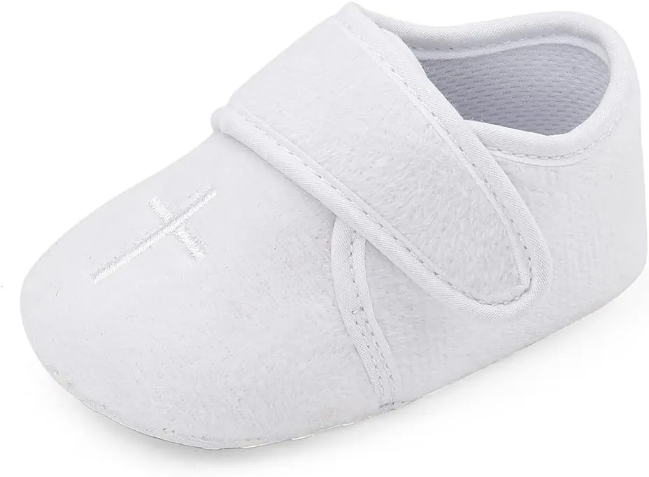 Baby Boys Soft Cross Baptism Christening Shoes Premium Sole Infant/Toddler Sneaker