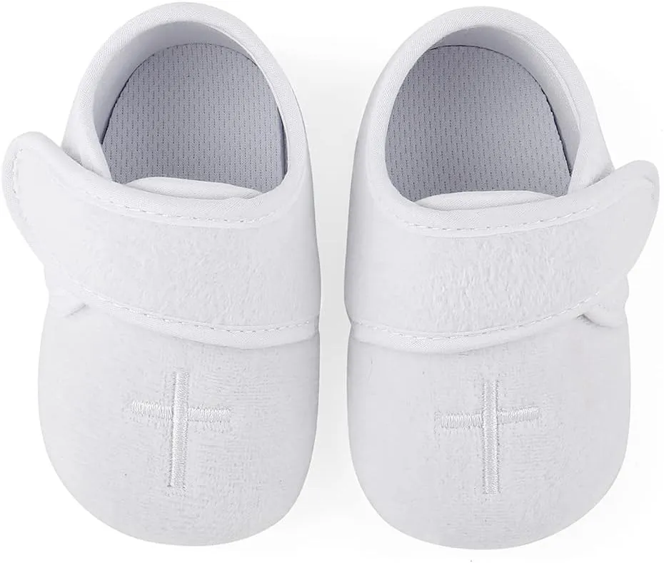 Baby Boys Soft Cross Baptism Christening Shoes Premium Sole Infant/Toddler Sneaker