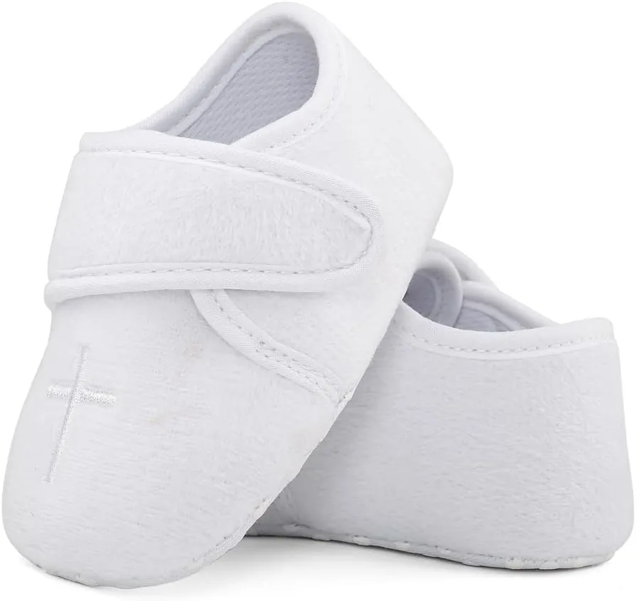 Baby Boys Soft Cross Baptism Christening Shoes Premium Sole Infant/Toddler Sneaker