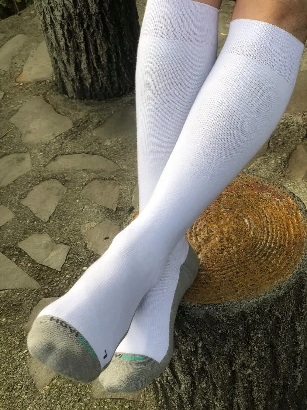 Big and Tall Compression Socks Sizes L to 8XL, Comfortable Knee High Socks for Men and Women