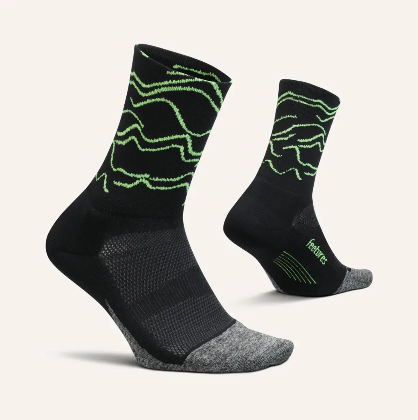 Feetures Elite Ultra Light Mini Crew - Rogue Black