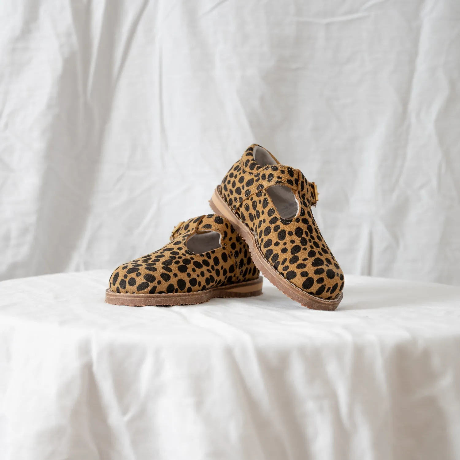 Flora T-Strap - Cheetah