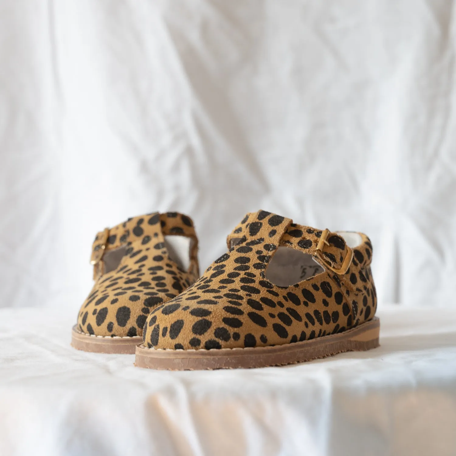 Flora T-Strap - Cheetah