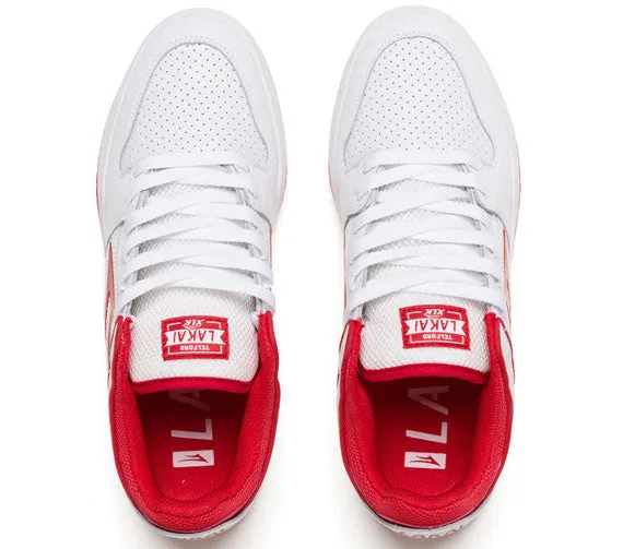 Lakai Telford Low - White/Red Suede
