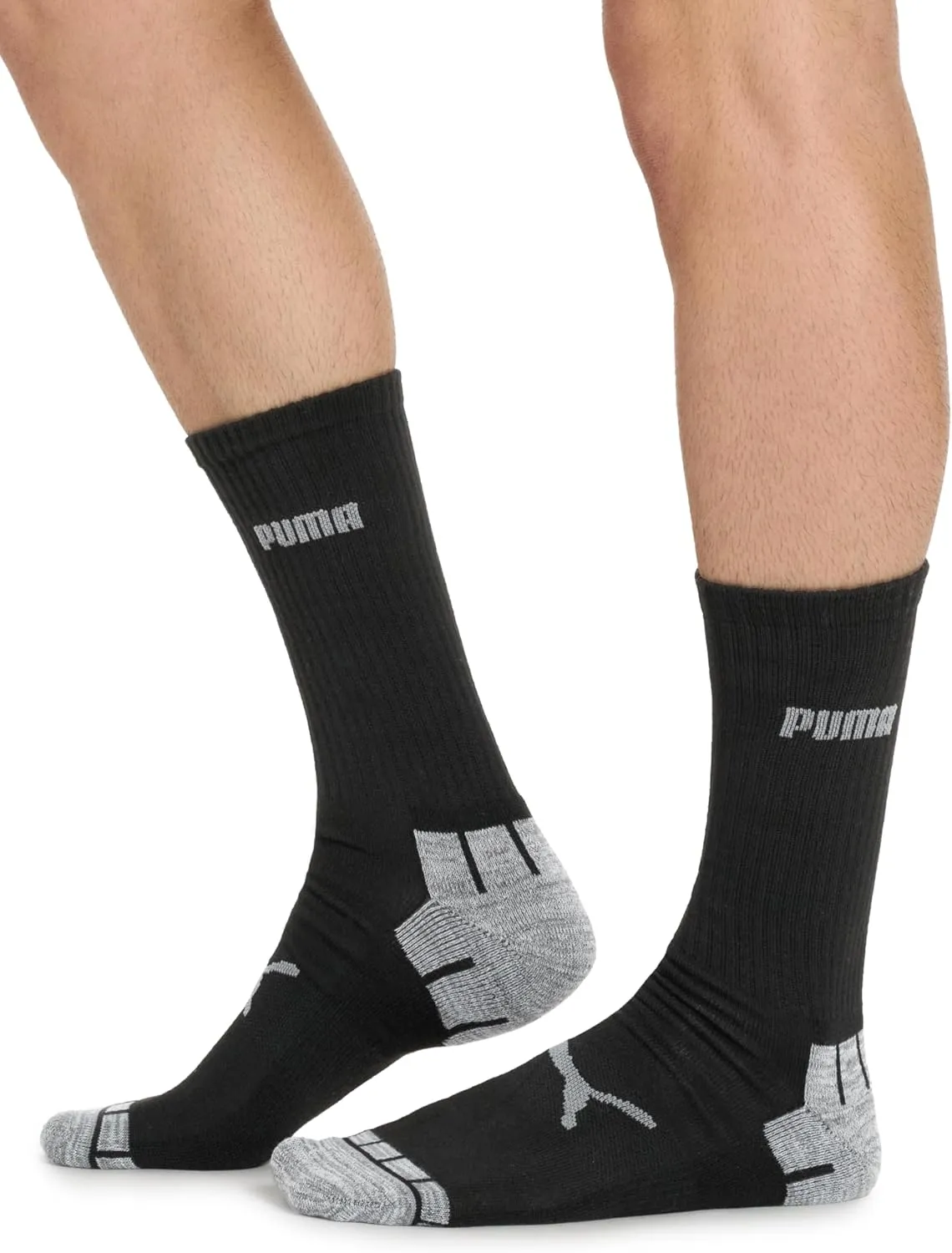 PUMA Men's 6 Pack Crew Socks