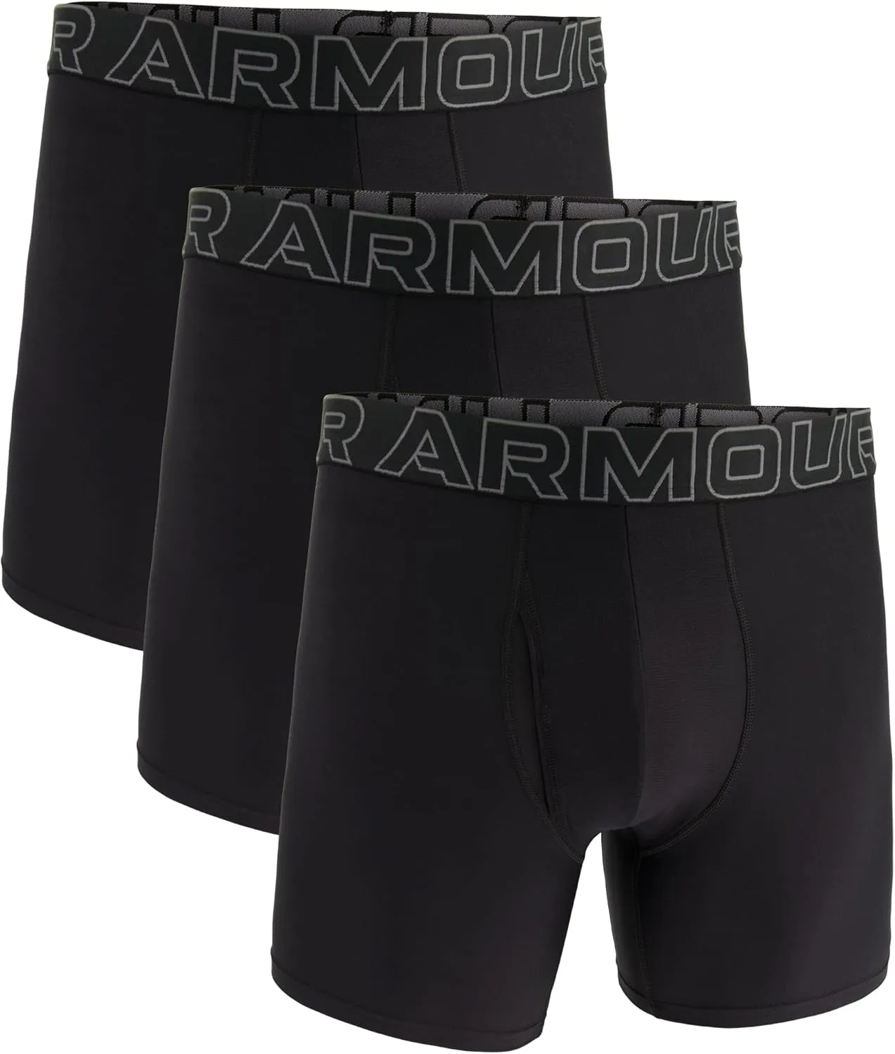 Under Armour Men's Multi-Pack Standard Tech 6" Inseam Boxer Brief